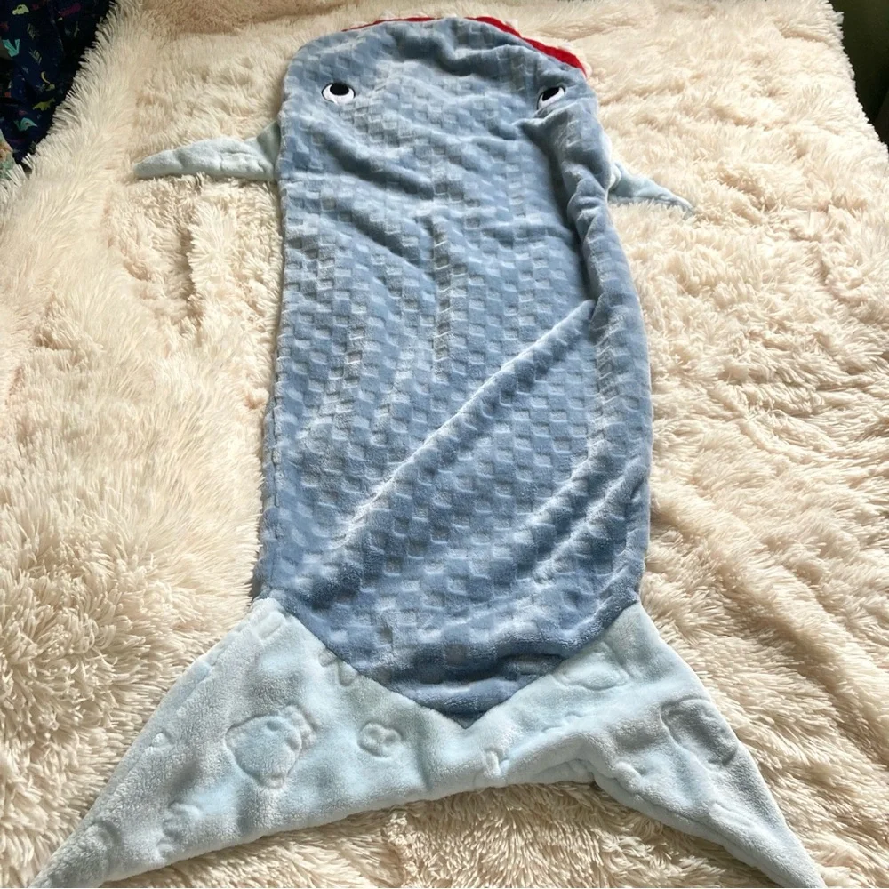 Shark Fuzzy Wearable Blanket / Sleeping Bag